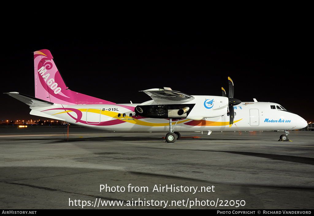 Aircraft Photo of B-015L | Xian MA600 | AVIC | AirHistory.net #22050