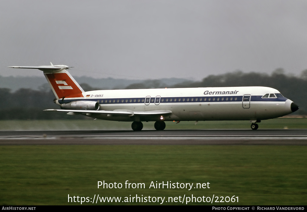 Aircraft Photo of D-AMAS | BAC 111-515FB One-Eleven | Germanair | AirHistory.net #22061