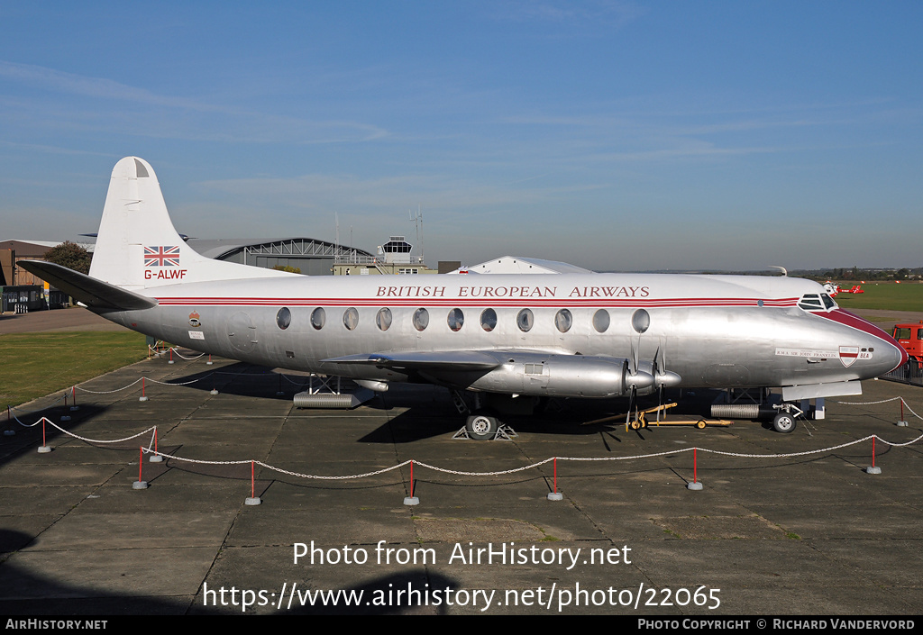 Aircraft Photo of G-ALWF | Vickers 701 Viscount | BEA - British European Airways | AirHistory.net #22065