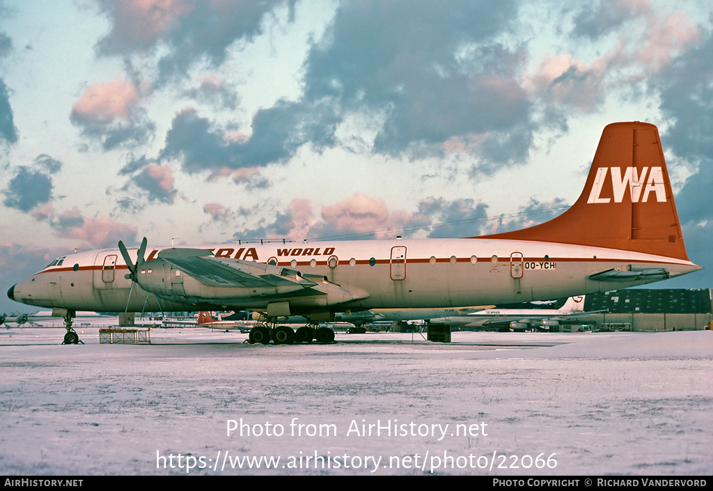 Aircraft Photo of OO-YCH | Bristol 175 Britannia 253F | LWA - Liberia World Airlines | AirHistory.net #22066