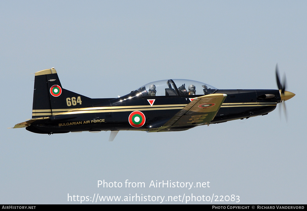 Aircraft Photo of 664 | Pilatus PC-9M | Bulgaria - Air Force | AirHistory.net #22083