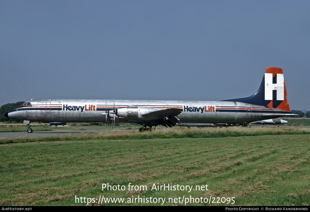 Aircraft Photo of EI-BRP | Canadair CL-44J | HeavyLift Cargo Airlines | AirHistory.net #22095