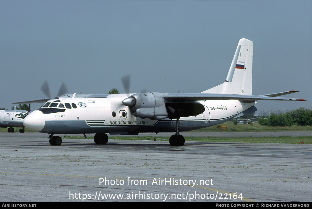 Aircraft Photo of RA-46659 | Antonov An-24RV | Novosibirsk Avia | AirHistory.net #22164