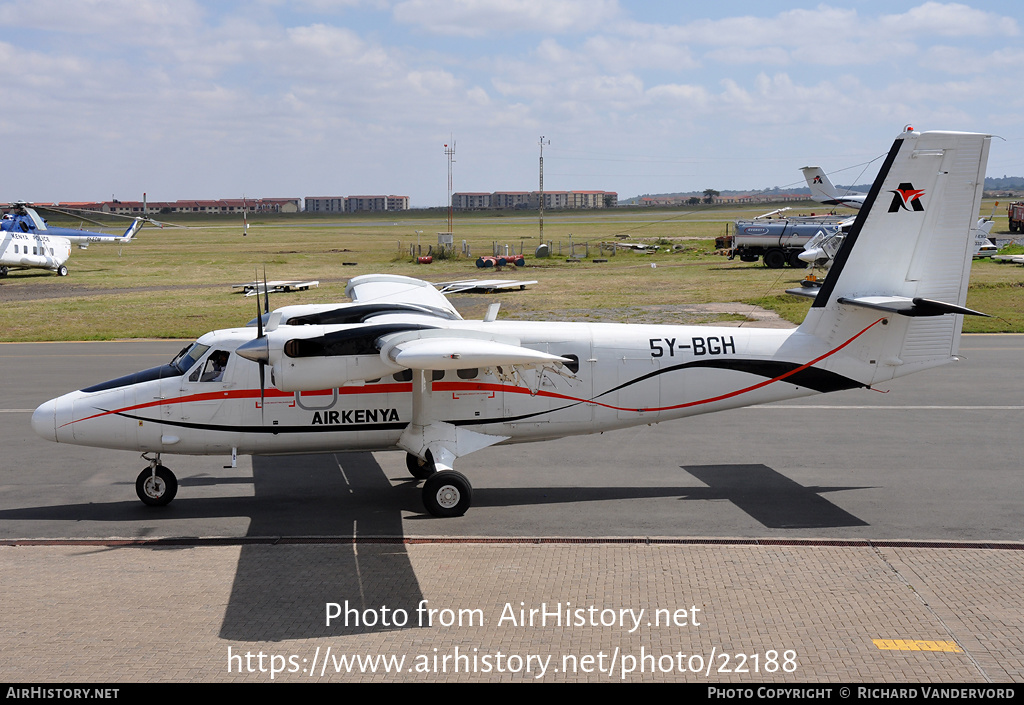 Aircraft Photo of 5Y-BGH | De Havilland Canada DHC-6-300 Twin Otter | AirKenya | AirHistory.net #22188