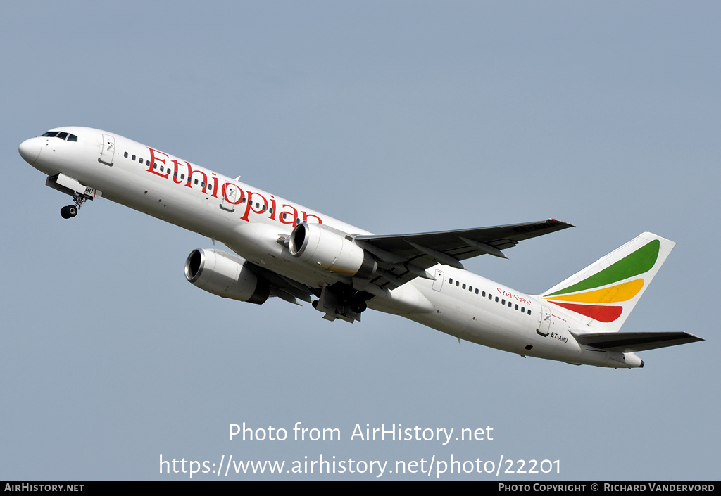 Aircraft Photo of ET-AMU | Boeing 757-23N | Ethiopian Airlines | AirHistory.net #22201