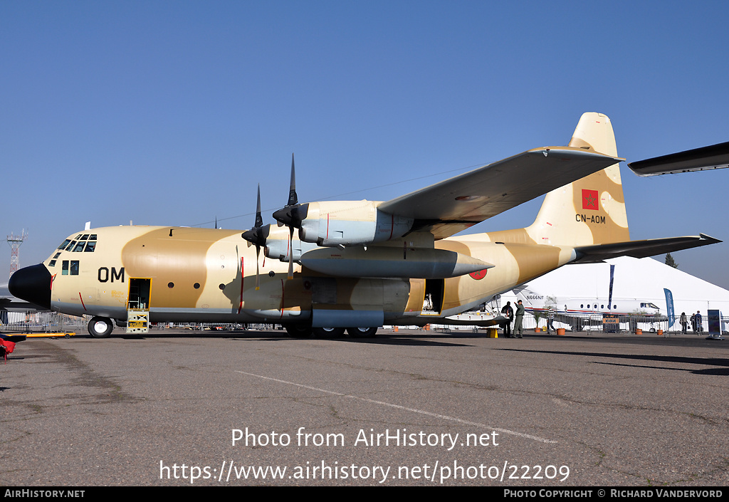 Aircraft Photo of CN-AOM | Lockheed C-130H Hercules | Morocco - Air Force | AirHistory.net #22209