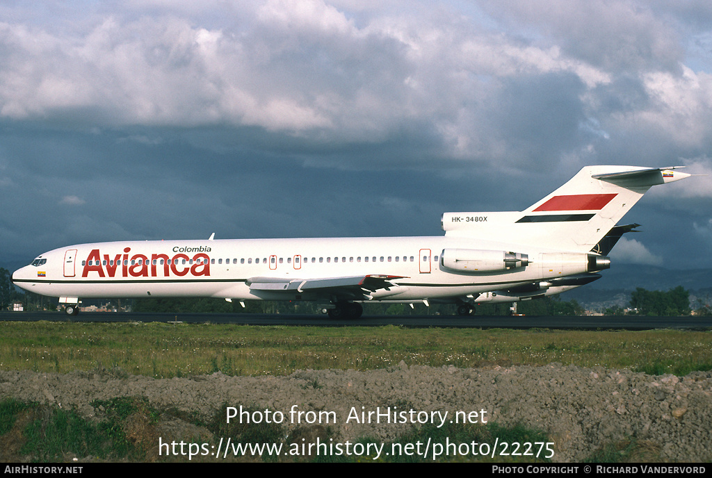 Aircraft Photo of HK-3480X | Boeing 727-2H3/Adv | Avianca | AirHistory.net #22275