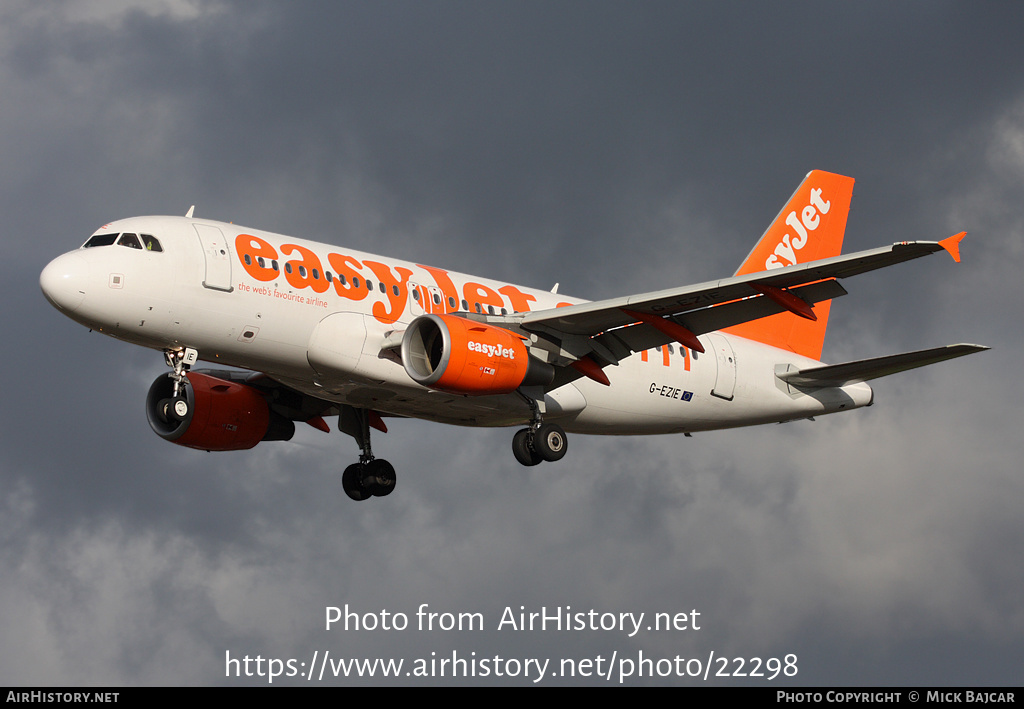 Aircraft Photo of G-EZIE | Airbus A319-111 | EasyJet | AirHistory.net #22298