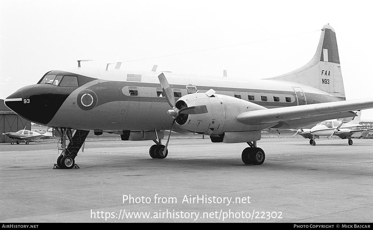 Aircraft Photo of N93 | Convair ET-29C | FAA - Federal Aviation Administration | AirHistory.net #22302