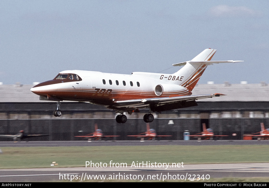 Aircraft Photo of G-OBAE | British Aerospace HS-125-700B | British Aerospace | AirHistory.net #22340