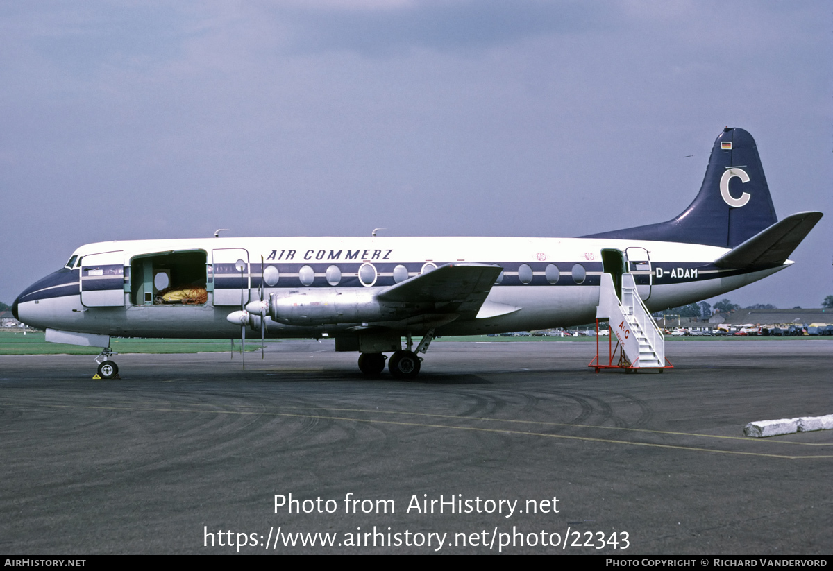 Aircraft Photo of D-ADAM | Vickers 808 Viscount | Air Commerz | AirHistory.net #22343