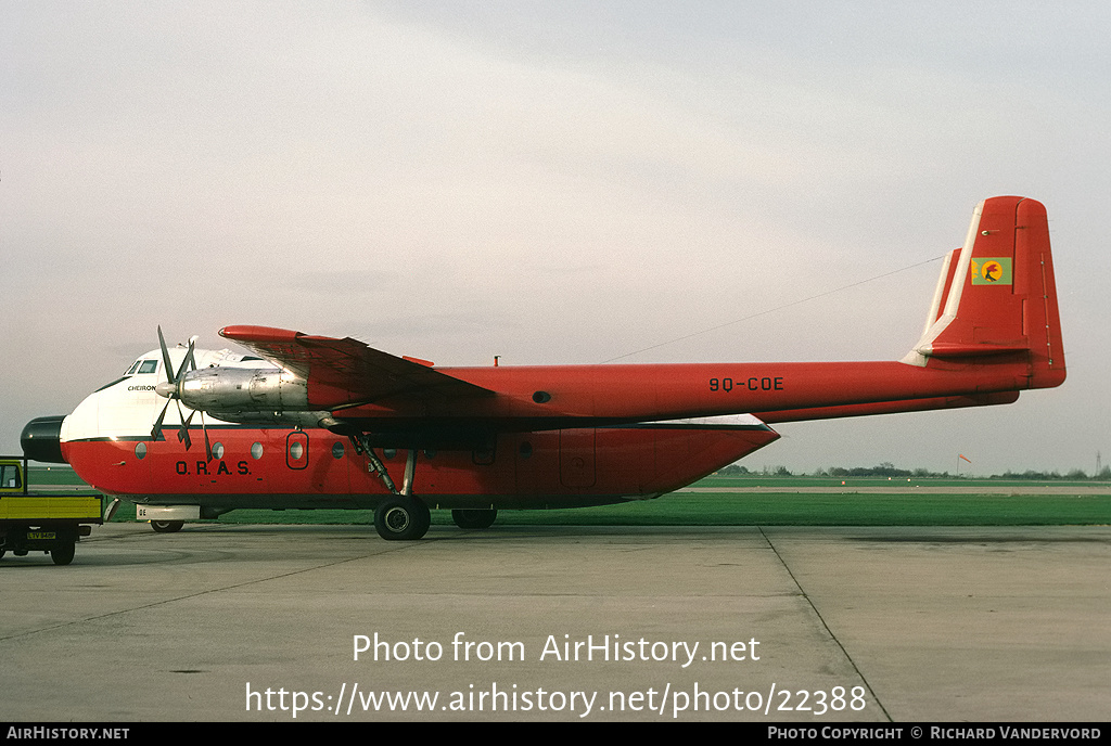 Aircraft Photo of 9Q-COE | Armstrong Whitworth AW-660 Argosy C.1 | ORAS - OTRAG Range Air Services | AirHistory.net #22388