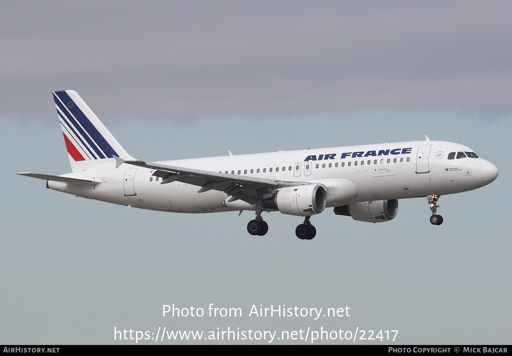 Aircraft Photo of F-GHQO | Airbus A320-211 | Air France | AirHistory.net #22417