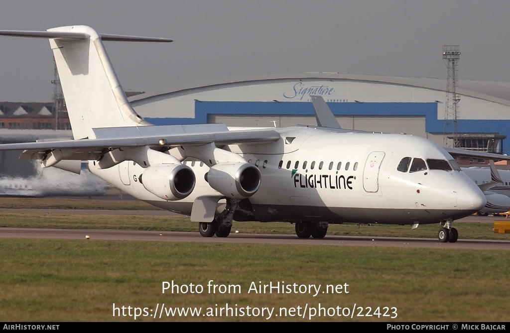 Aircraft Photo of G-BPNT | British Aerospace BAe-146-300 | Flightline | AirHistory.net #22423