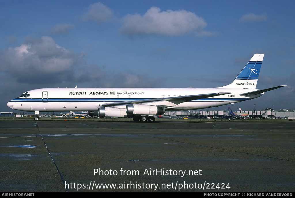 Aircraft Photo of N61CX | McDonnell Douglas DC-8-62H(F) | Kuwait Airways Cargo | AirHistory.net #22424