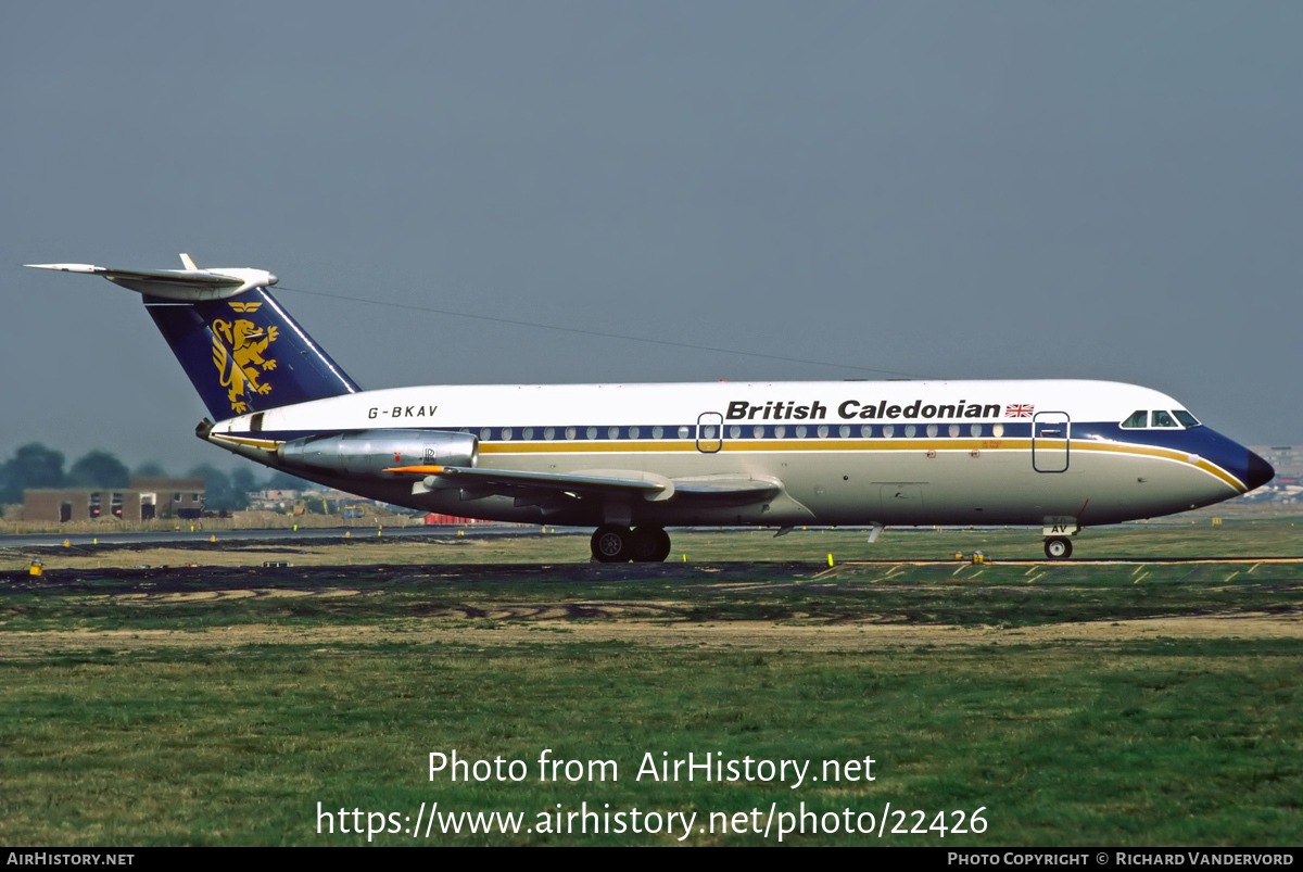 Aircraft Photo of G-BKAV | BAC 111-320AZ One-Eleven | British Caledonian Airways | AirHistory.net #22426