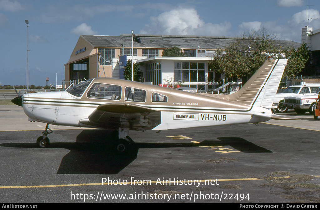 Aircraft Photo of VH-MUB | Piper PA-28-151 Cherokee Warrior | Orange Air | AirHistory.net #22494