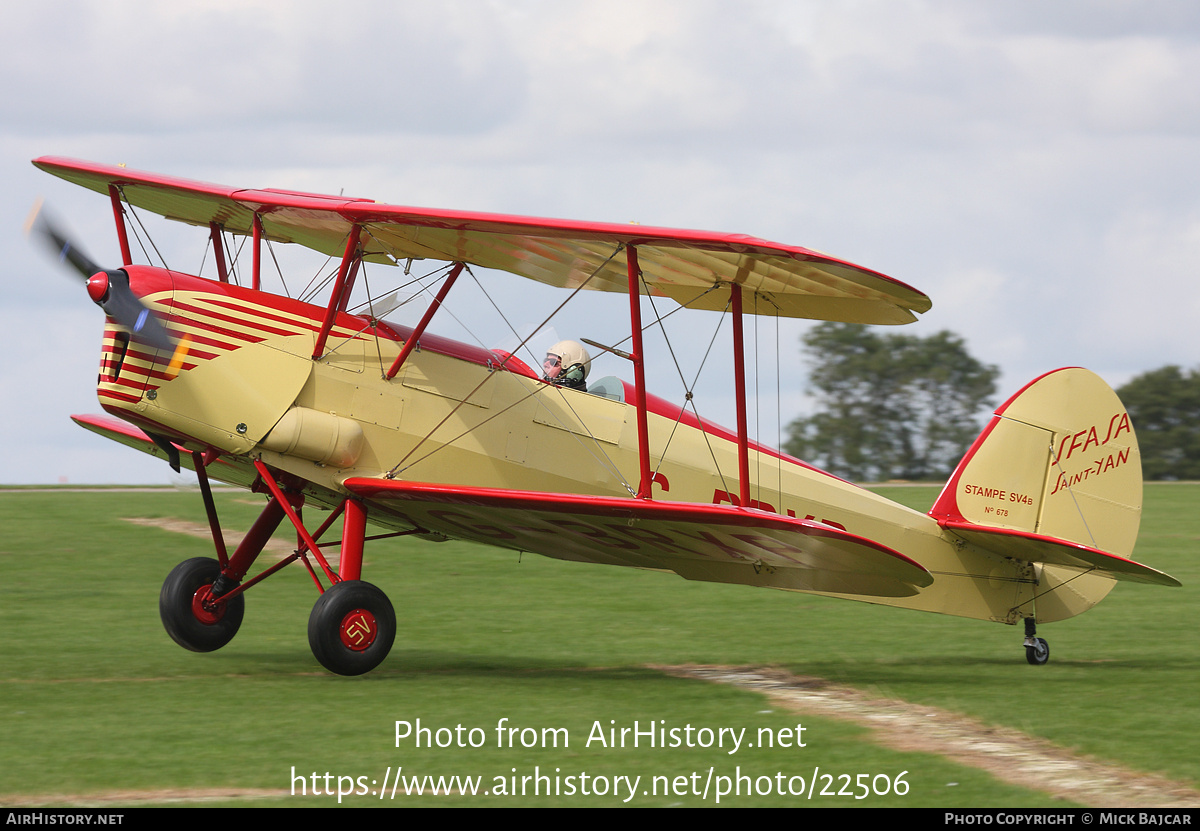 Aircraft Photo of G-BRXP | Stampe-Vertongen SV-4B | SFASA - Service de la Formation Aéronautique et des Sports Aériens | AirHistory.net #22506