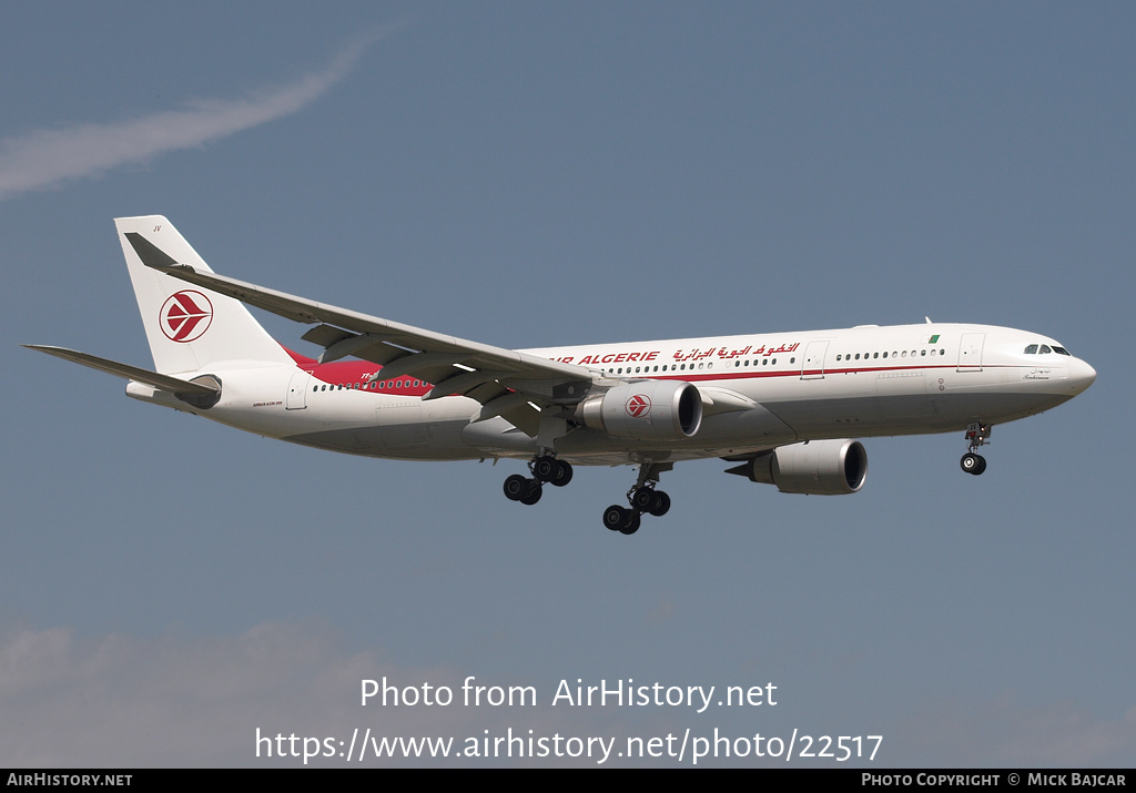 Aircraft Photo of 7T-VJV | Airbus A330-202 | Air Algérie | AirHistory.net #22517