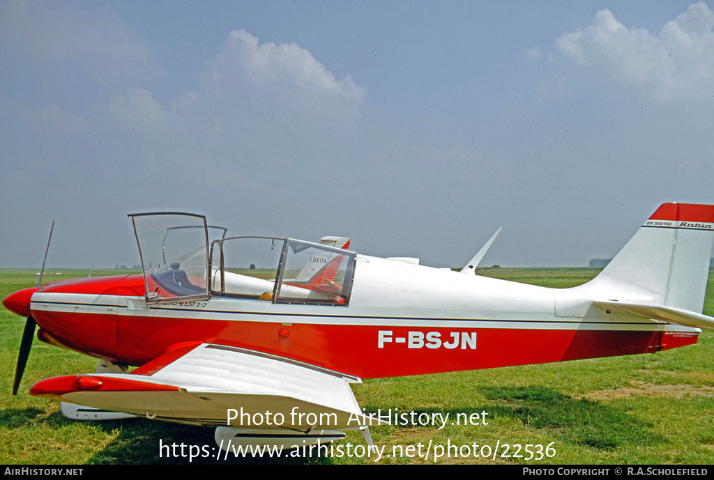 Aircraft Photo of F-BSJN | Robin DR-300-108 | AirHistory.net #22536