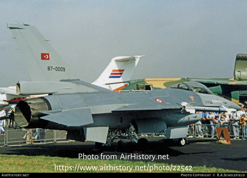 Aircraft Photo of 87-0009 | General Dynamics F-16C Fighting Falcon | Turkey - Air Force | AirHistory.net #22542