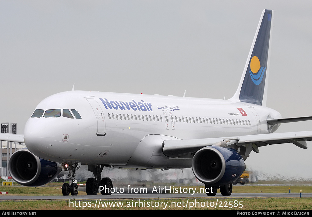 Aircraft Photo of TS-INP | Airbus A320-214 | Nouvelair Tunisie | AirHistory.net #22585