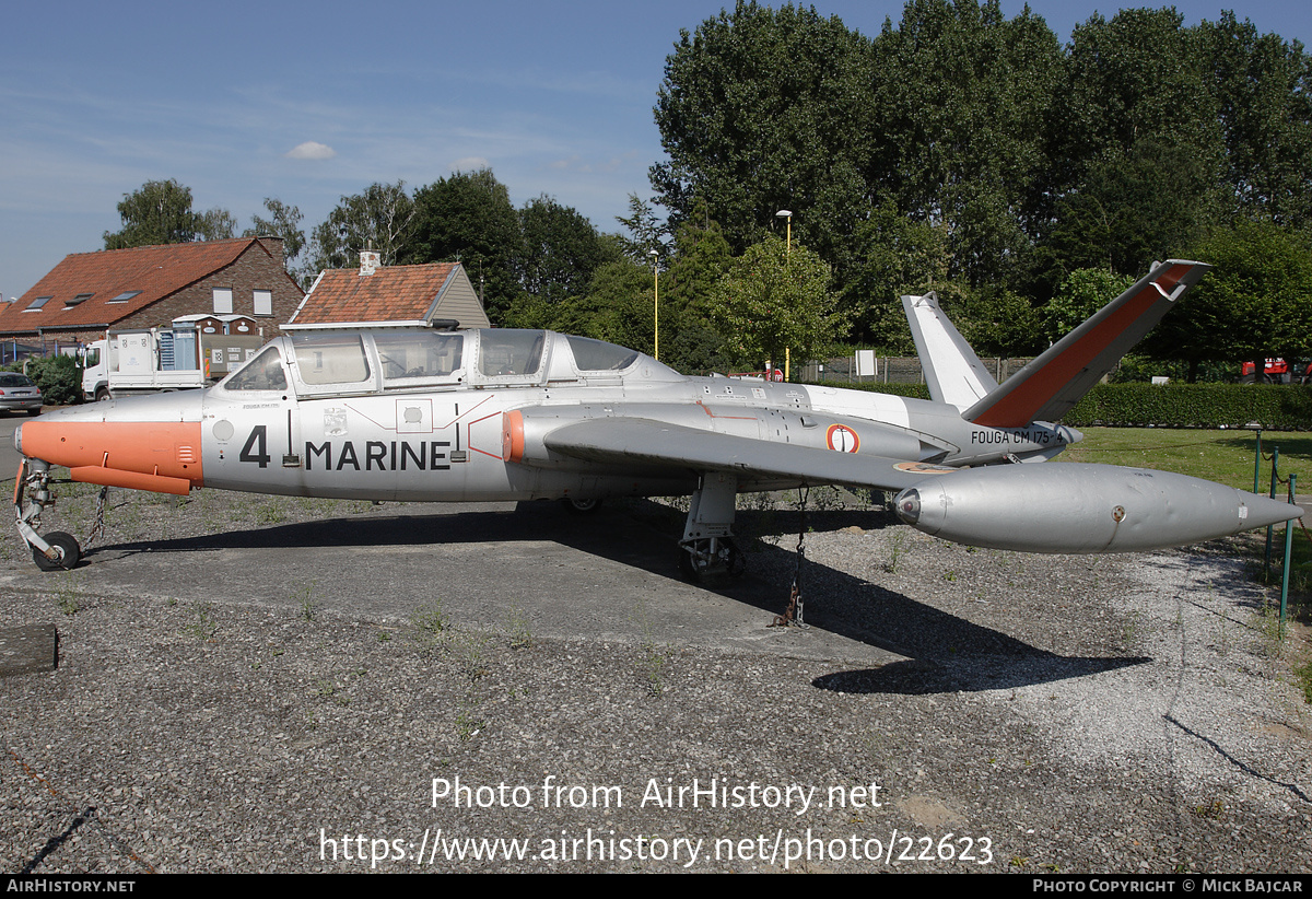 Aircraft Photo of 4 | Fouga CM-175 Zéphyr | France - Navy | AirHistory.net #22623