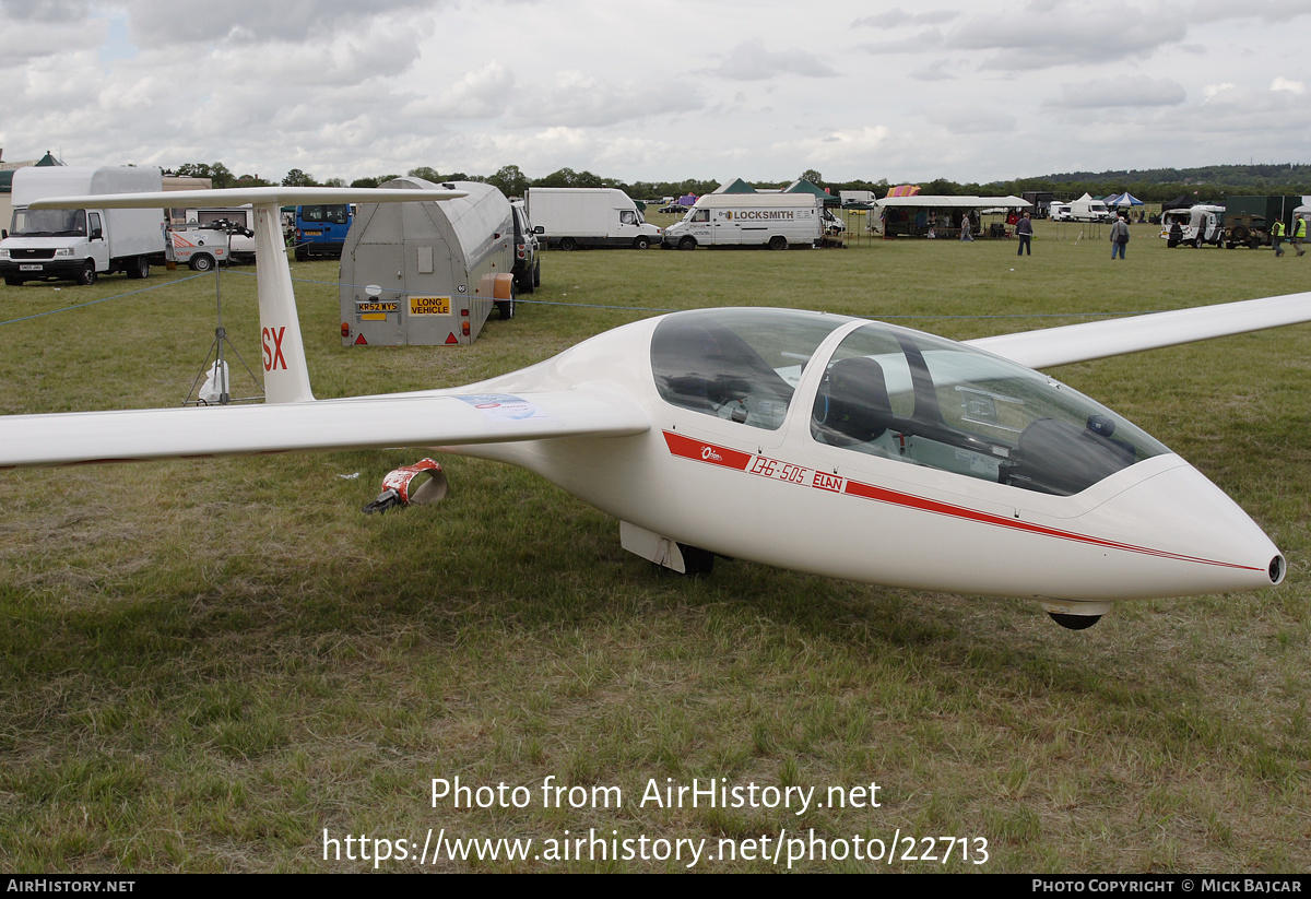 Aircraft Photo of G-CJSX | AMS Flight DG-500 Elan Orion | AirHistory.net #22713