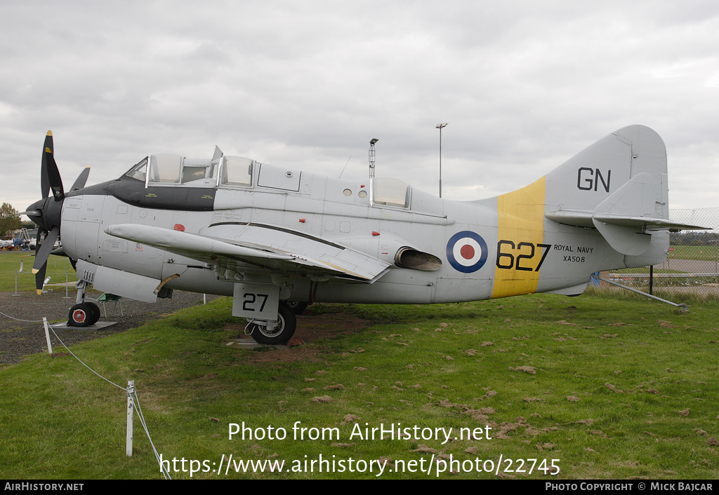 Aircraft Photo of XA508 | Fairey Gannet T.2 | UK - Navy | AirHistory.net #22745