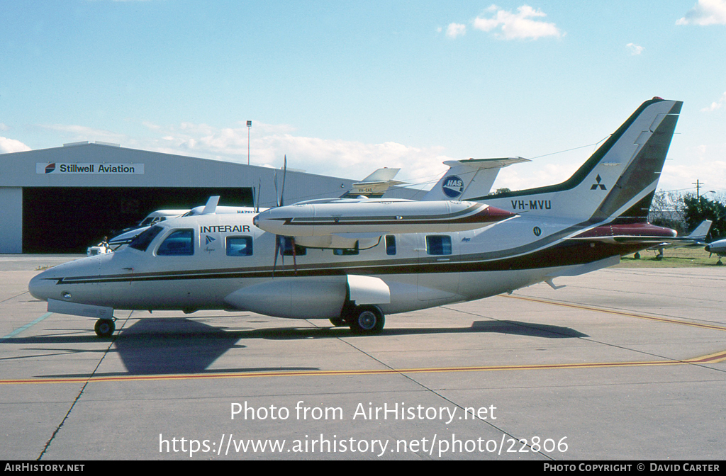 Aircraft Photo of VH-MVU | Mitsubishi MU-2 Marquise (MU-2B-60) | InterAir | AirHistory.net #22806