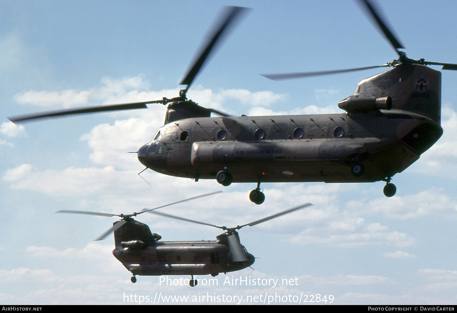 Aircraft Photo of A15-001 | Boeing Vertol CH-47C Chinook | Australia - Air Force | AirHistory.net #22849