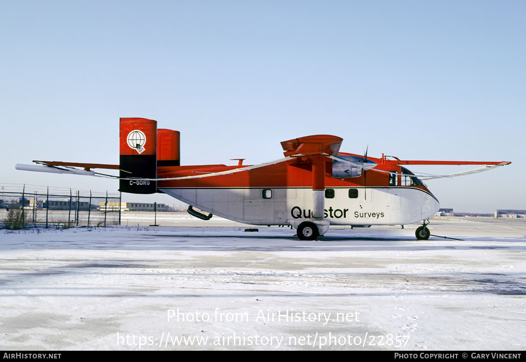 Aircraft Photo of C-GDRG | Short SC.7 Skyvan 3-200 | Questor International Surveys | AirHistory.net #22857