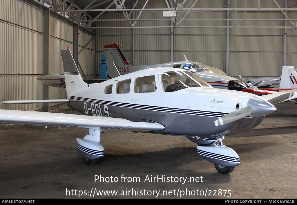 Aircraft Photo of G-EGLS | Piper PA-28-181 Archer III | AirHistory.net #22875