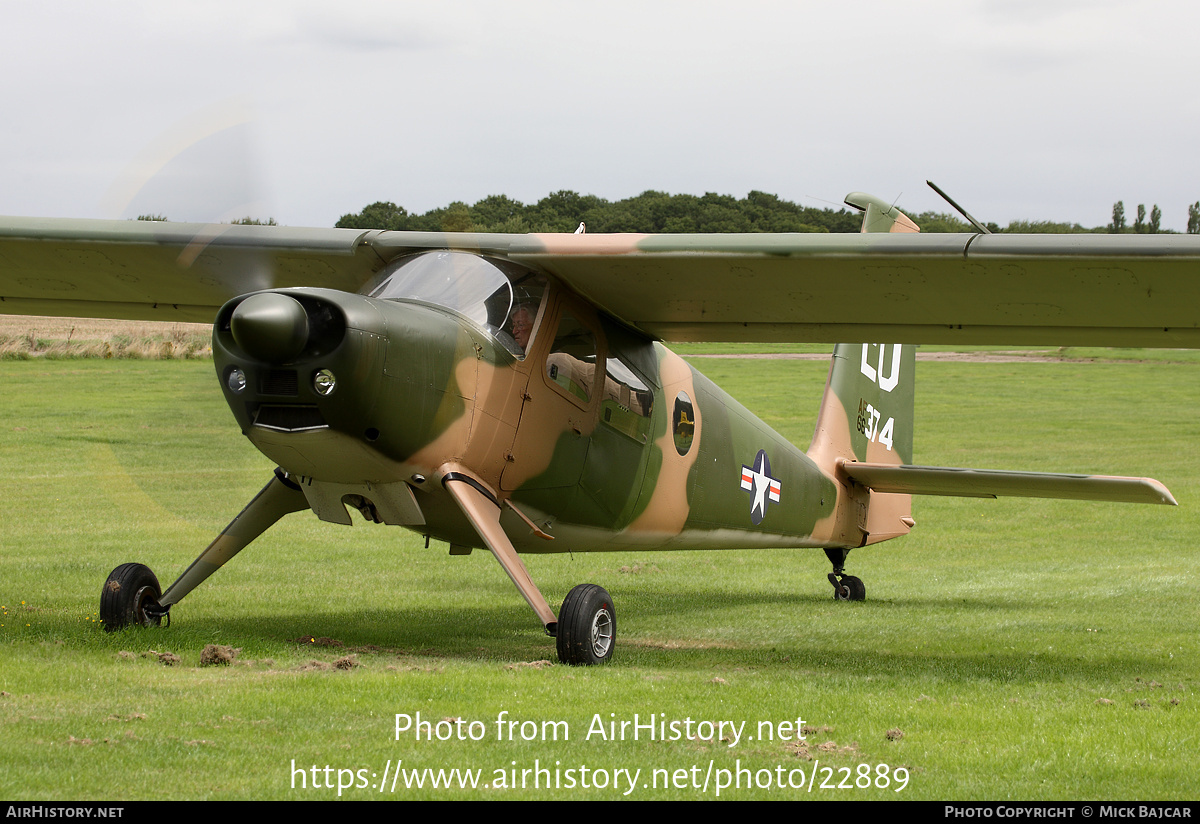 Aircraft Photo of G-BAGT / AF66-374 | Helio H-295-1200 Super Courier | USA - Air Force | AirHistory.net #22889