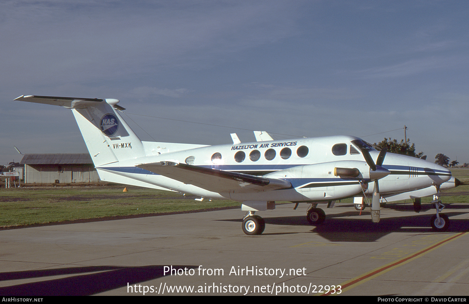 Aircraft Photo of VH-MXK | Beech 200 Super King Air | Hazelton Air Services - HAS | AirHistory.net #22933