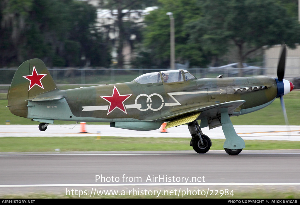 Aircraft Photo of N1157H / NX1157H | Yakovlev Yak-9UM | Soviet Union - Air Force | AirHistory.net #22984