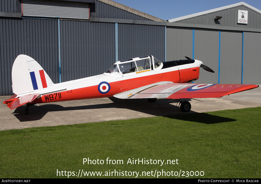 Aircraft Photo of G-APPM / WB711 | De Havilland DHC-1 Chipmunk Mk22 | UK - Air Force | AirHistory.net #23000