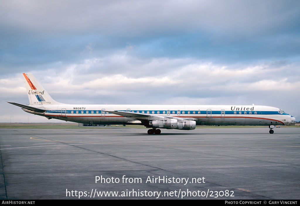 Aircraft Photo of N8087U | McDonnell Douglas DC-8-61 | United Airlines | AirHistory.net #23082