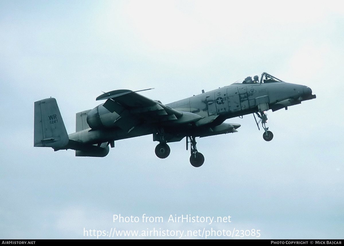 Aircraft Photo of 77-0247 / AF77-247 | Fairchild A-10A Thunderbolt II | USA - Air Force | AirHistory.net #23085