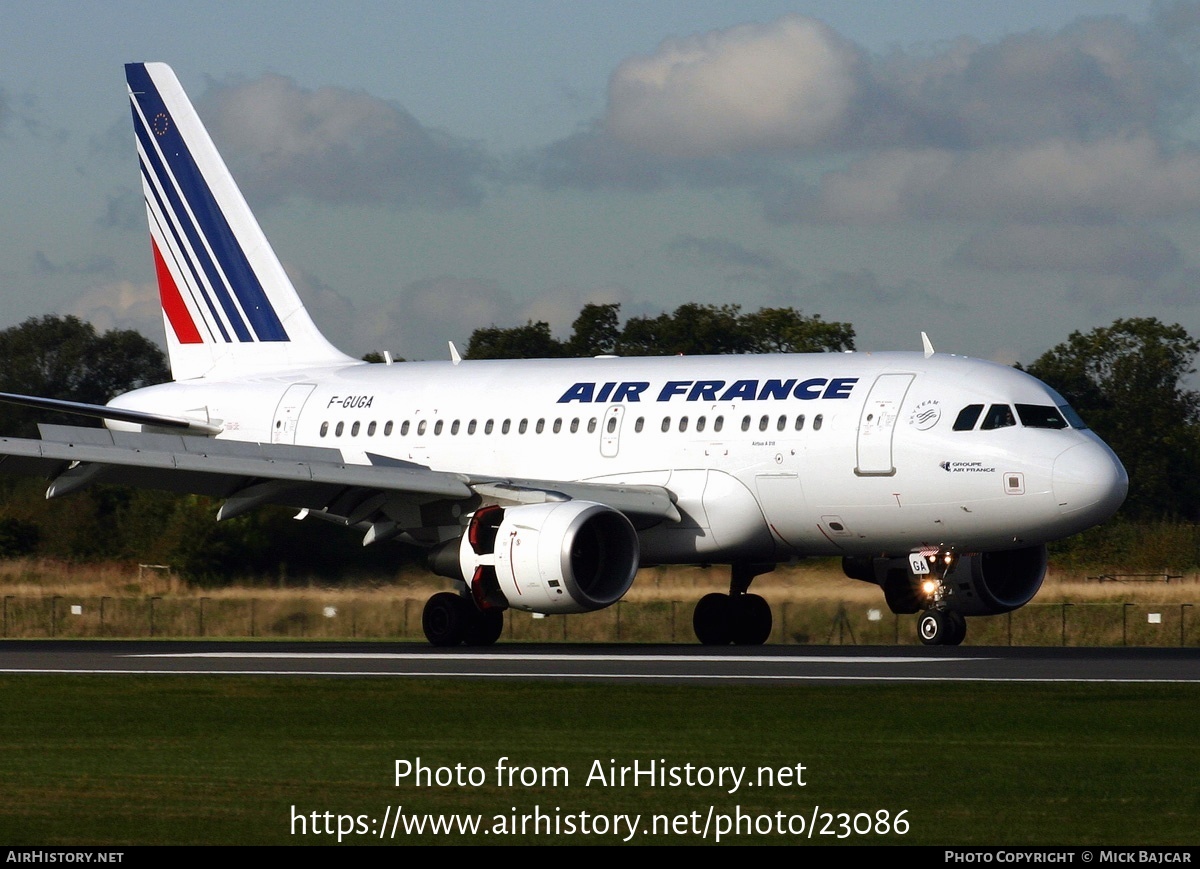 Aircraft Photo of F-GUGA | Airbus A318-111 | Air France | AirHistory.net #23086