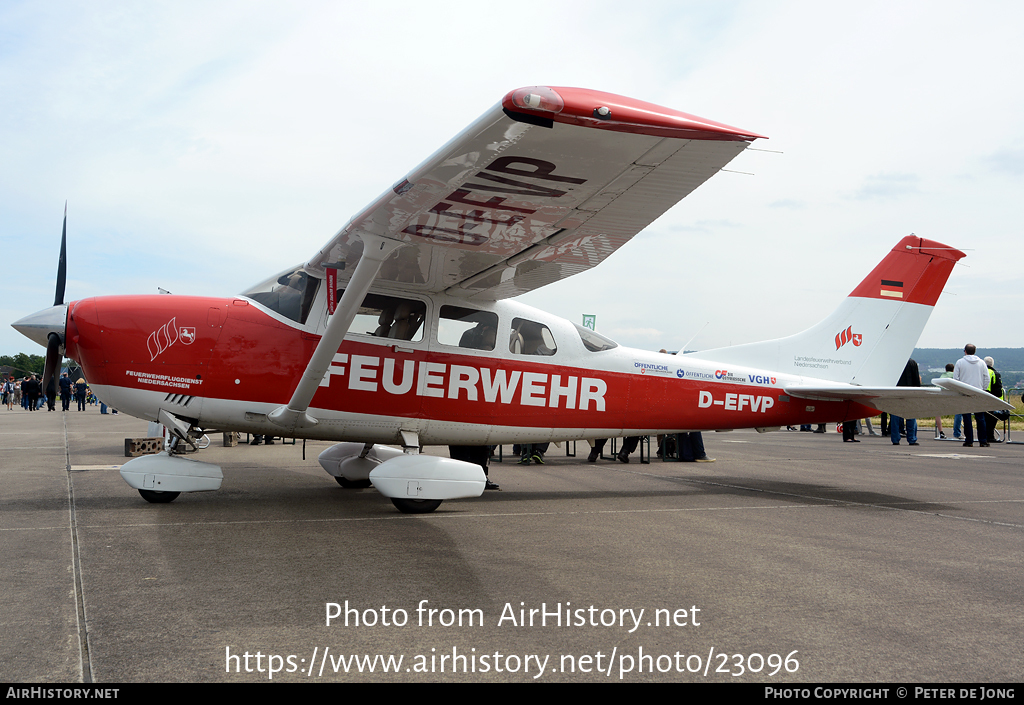 Aircraft Photo of D-EFVP | Cessna 206H Stationair | Feuerwehrflugdienst Niedersachsen | AirHistory.net #23096