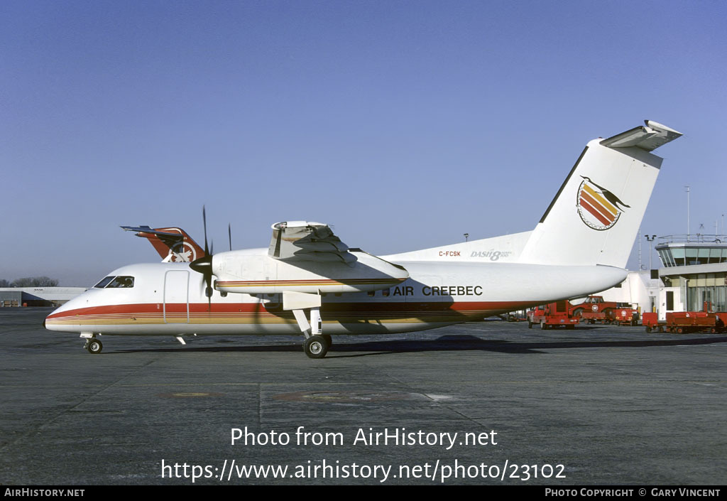 Aircraft Photo of C-FCSK | De Havilland Canada DHC-8-102 Dash 8 | Air Creebec | AirHistory.net #23102