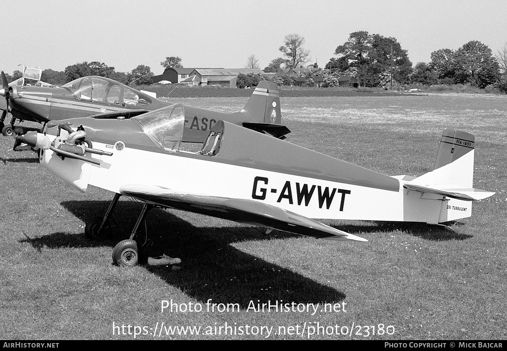 Aircraft Photo of G-AWWT | Druine D-31 Turbulent | AirHistory.net #23180