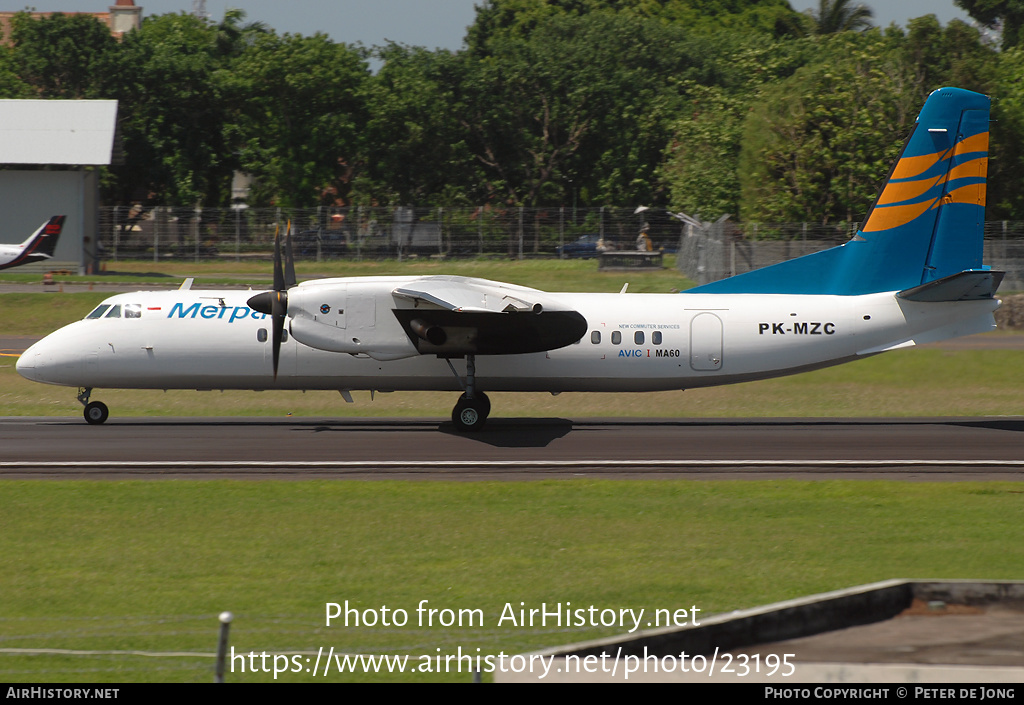 Aircraft Photo of PK-MZC | Xian MA60 | Merpati Nusantara Airlines | AirHistory.net #23195