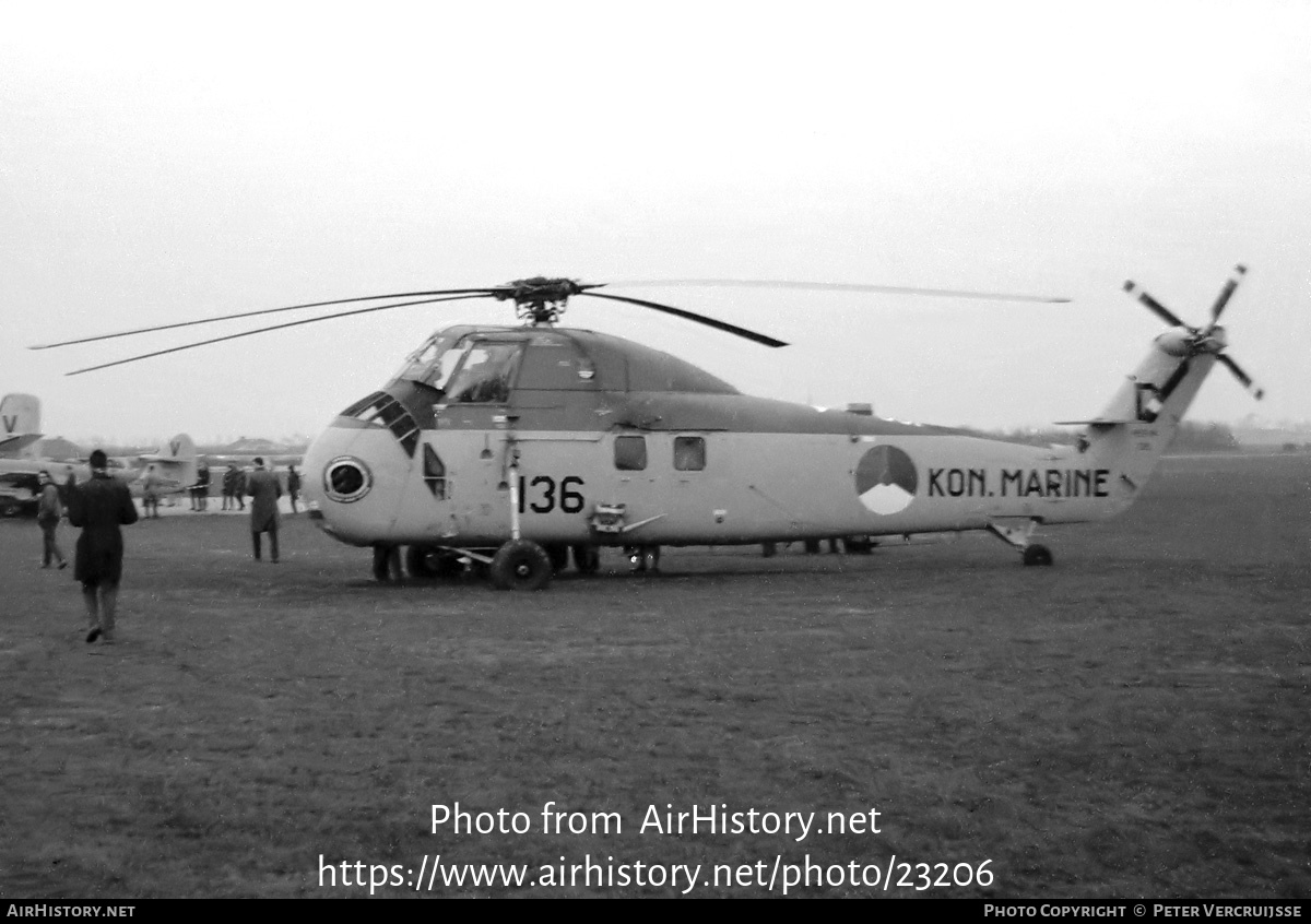 Aircraft Photo of 136 | Sikorsky SH-34J Seabat | Netherlands - Navy | AirHistory.net #23206