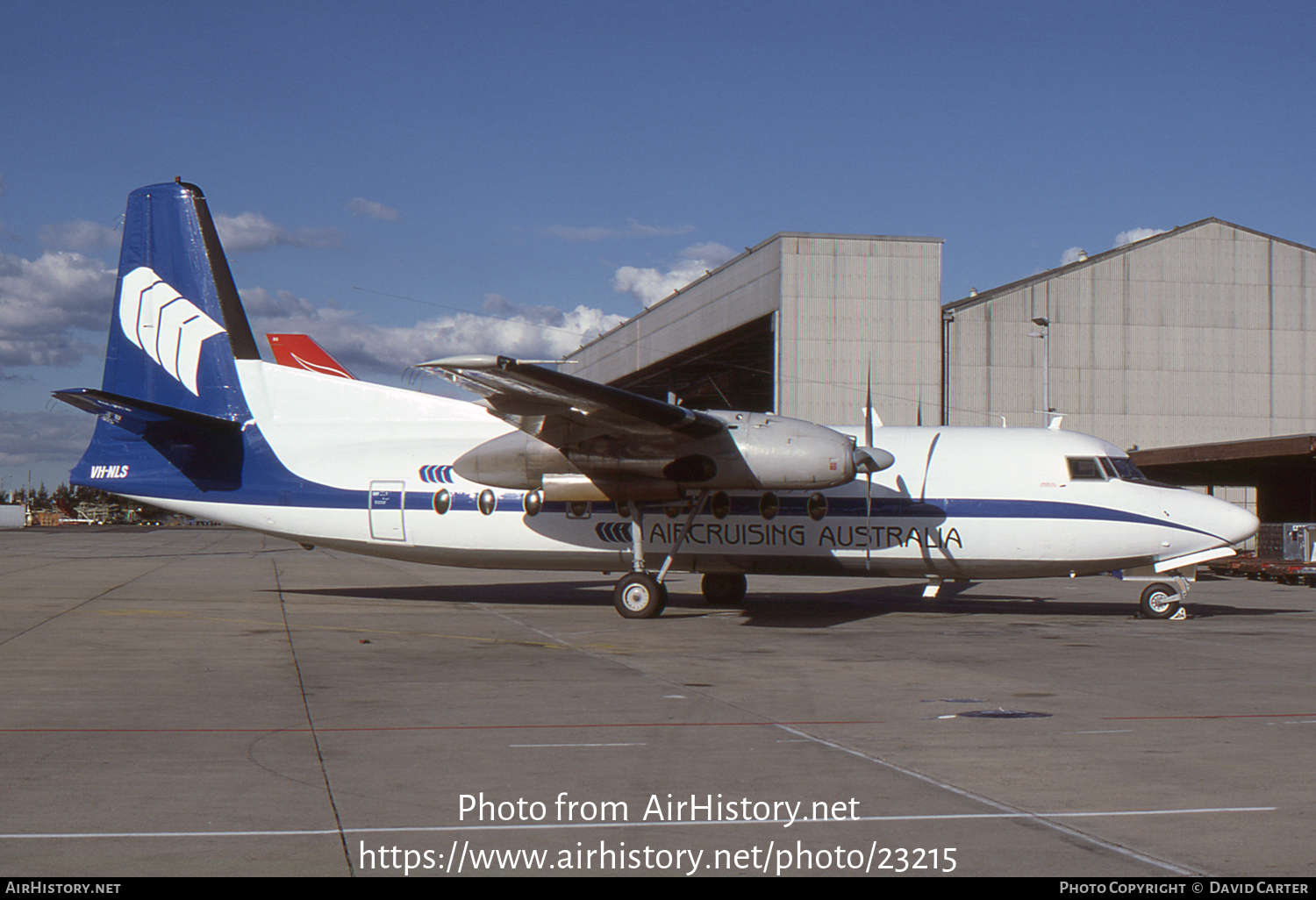 Aircraft Photo of VH-NLS | Fokker F27-100 Friendship | Aircruising Australia | AirHistory.net #23215