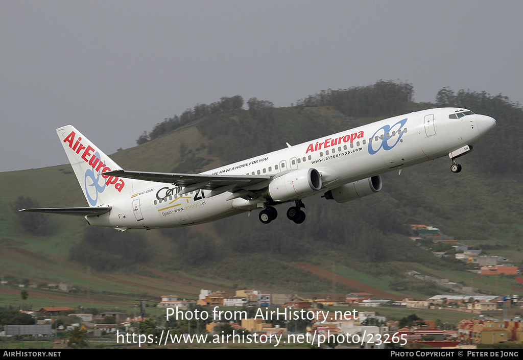 Aircraft Photo of EC-ISN | Boeing 737-86Q | Air Europa | AirHistory.net #23265