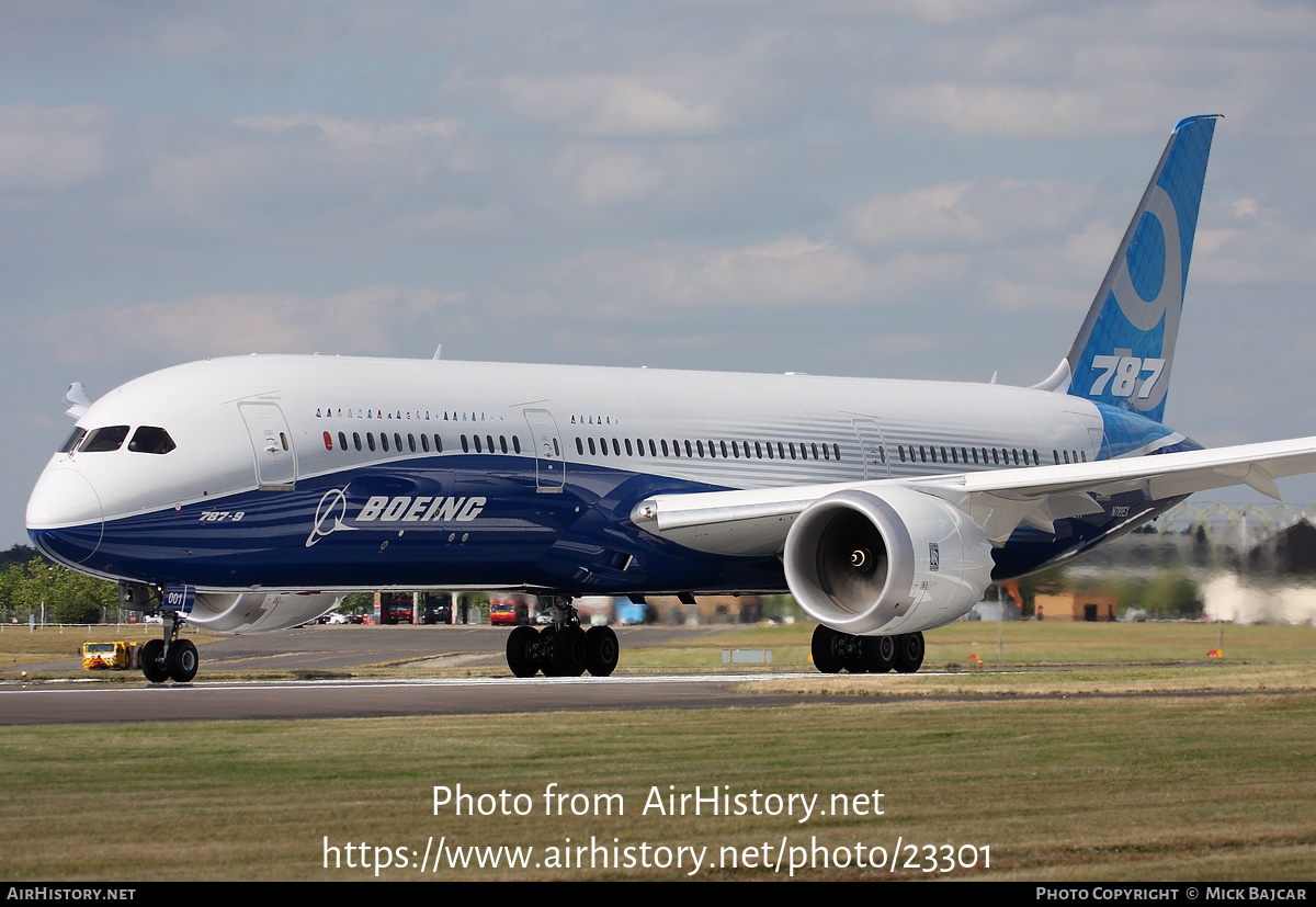 Aircraft Photo of N789EX | Boeing 787-9 Dreamliner | Boeing | AirHistory.net #23301