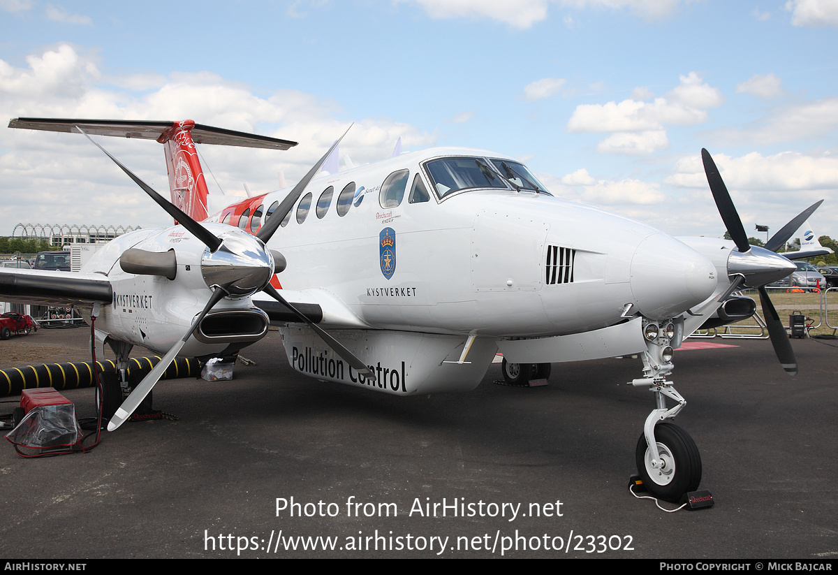 Aircraft Photo of LN-KYV | Hawker Beechcraft 350ER King Air MP (B300) | Kystverket | AirHistory.net #23302