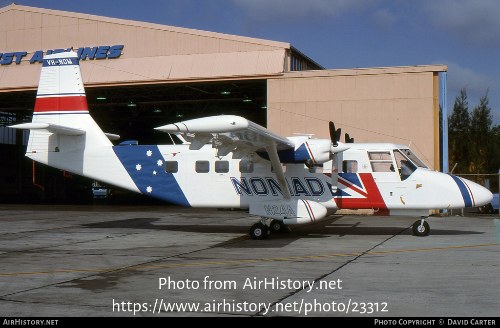 Aircraft Photo of VH-NOM | GAF N-24A Nomad | AirHistory.net #23312